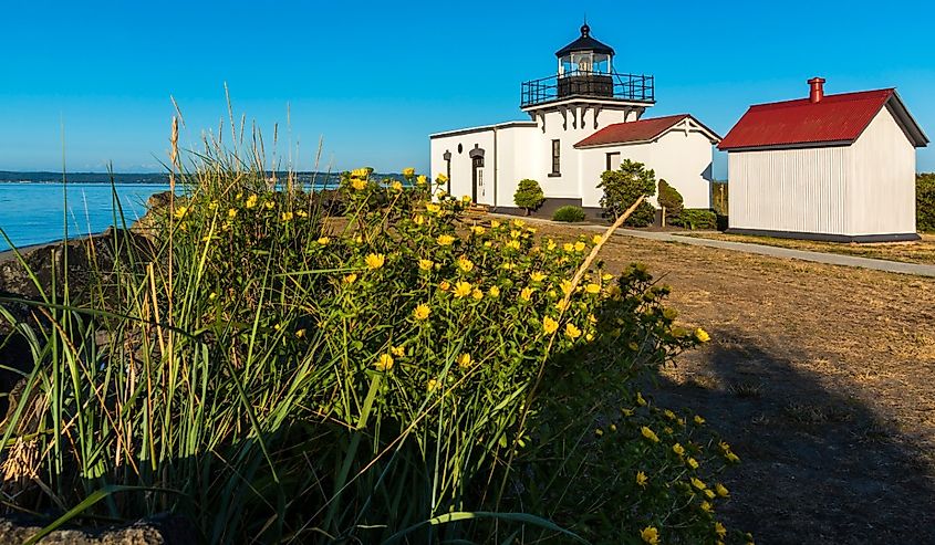 Point No Point lighthouse, Hansville, Kitsap Peninsula, Washington