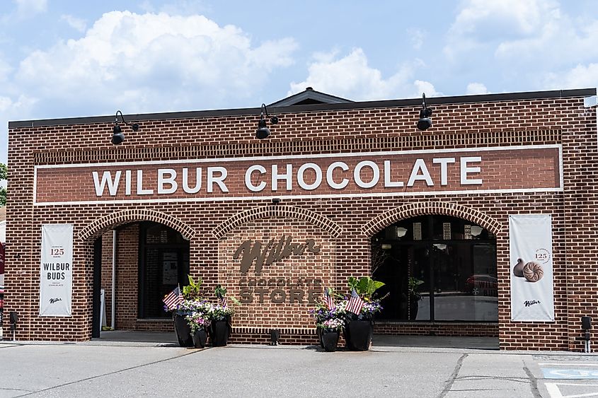 Wilbur Chocolate store in Lititz, Pennsylvania.