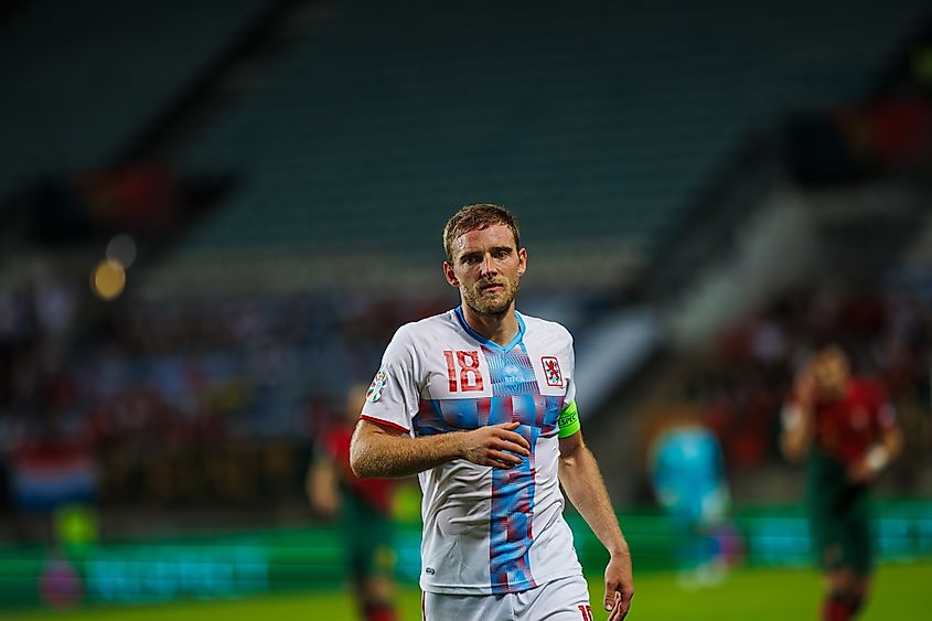 Laurent Jans serves as the captain and most-capped player for the Luxembourg national team. Editorial credit: Maciej Rogowski Photo / Shutterstock.com