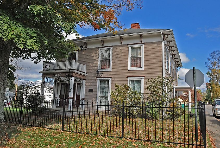 Governor Joseph Johnson House in Bridgeport, West Virginia.