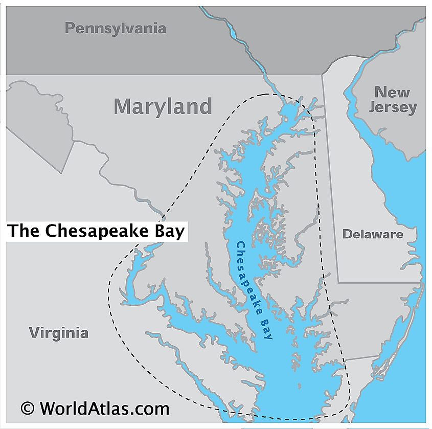 chesapeake river map