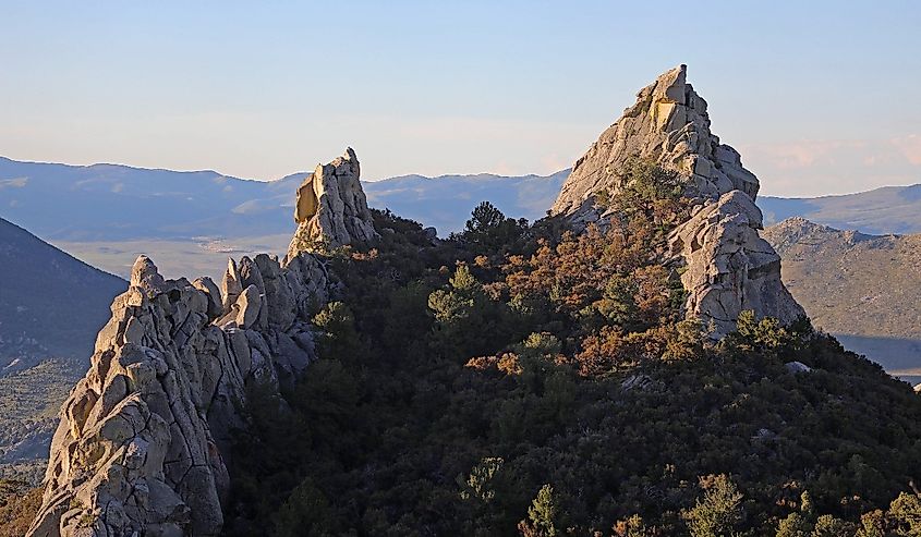 Overlooking the City of Rocks, Idaho.