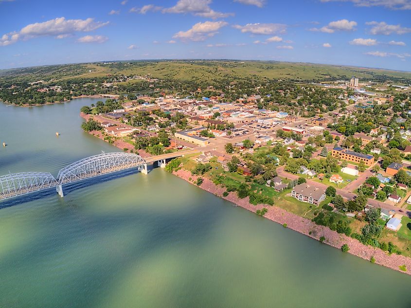 Aerial View of the Town of Chamberlain 