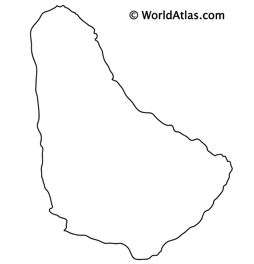 Maps Of Barbados Blankworldmaps | Images and Photos finder