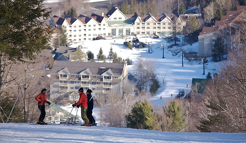 Looking out over Jiminy Peak Mountain Resort.