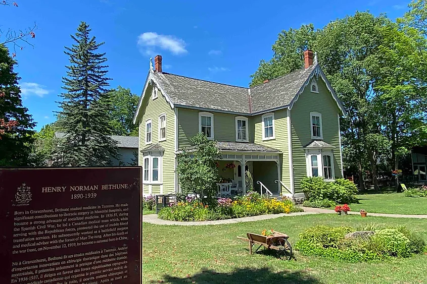 Bethune House in Gravenhurst Image credit Bryan Dearsley