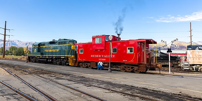 Heber Valley Railroad in Heber City, Utah.