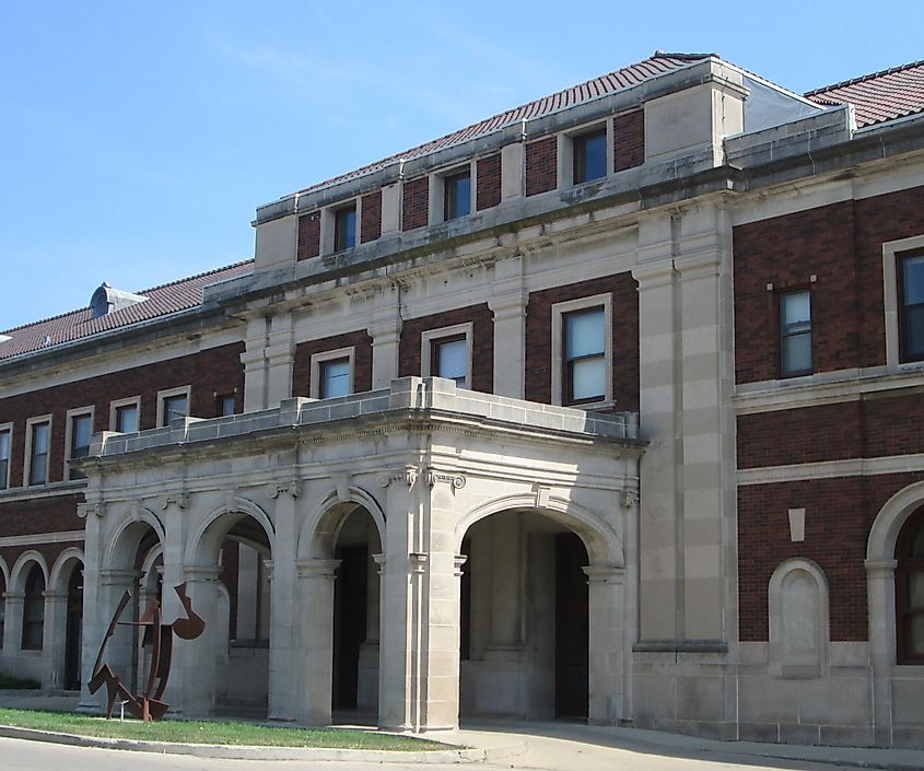 Illinois Central Railroad Main Station in Champaign