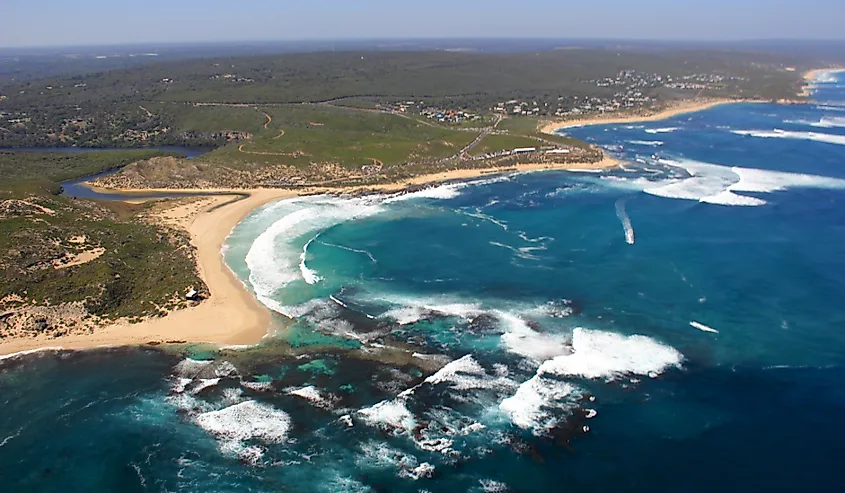 The Box at Surfers Point near Margaret River, Western Australia.
