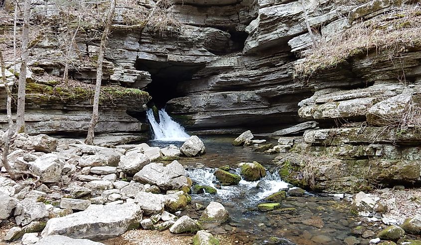 Blanchard Springs Recreation Area in Mountain View Arkansas