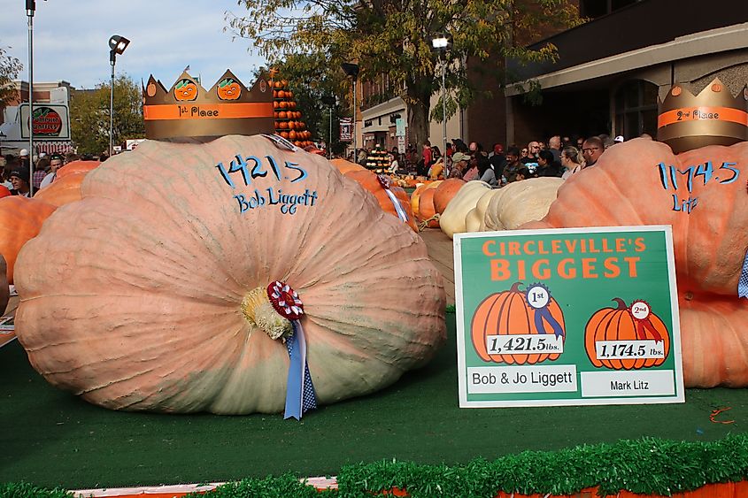  Annual Pumpkin Festival in Circleville, Ohio.