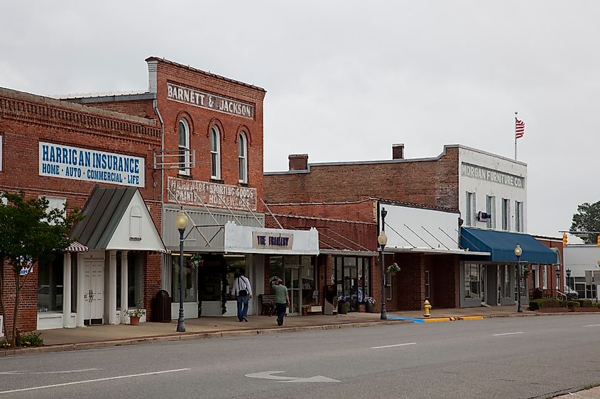 Historic buildings in Downtown Monroeville