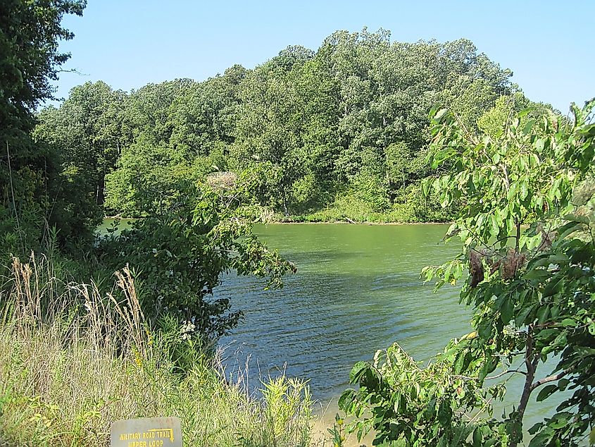 Lake Austell in Village Creek State Park, Arkansas.