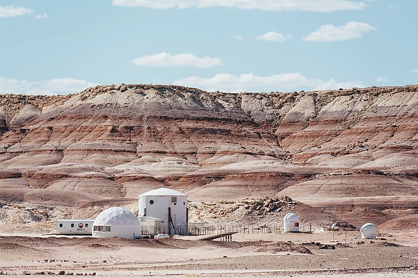 Mars Desert Research Station near Hanksville, Utah.