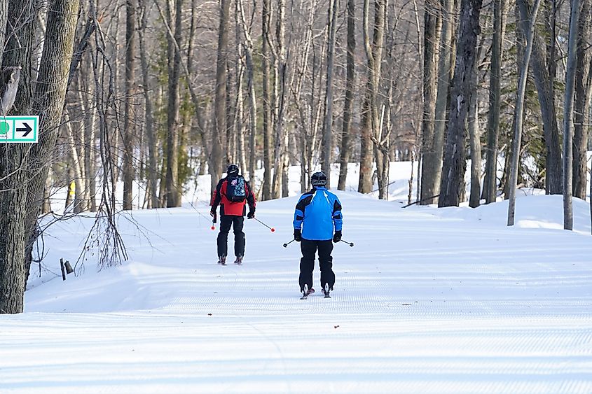 Granite Peak Ski Area in Wausau, Wisconsin.