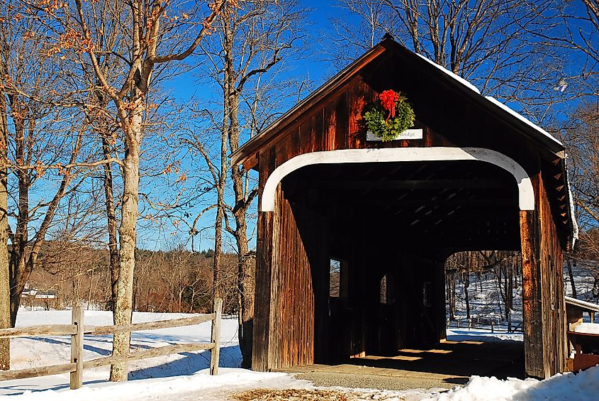 Mr. Williams Bridge, a historic covered bridge in Grafton, Vermont