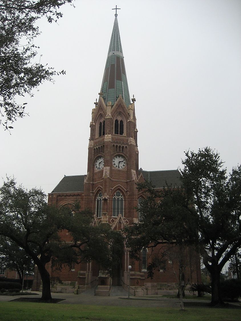 New Orleans: St. Stephen Church on Napoleon Avenue.