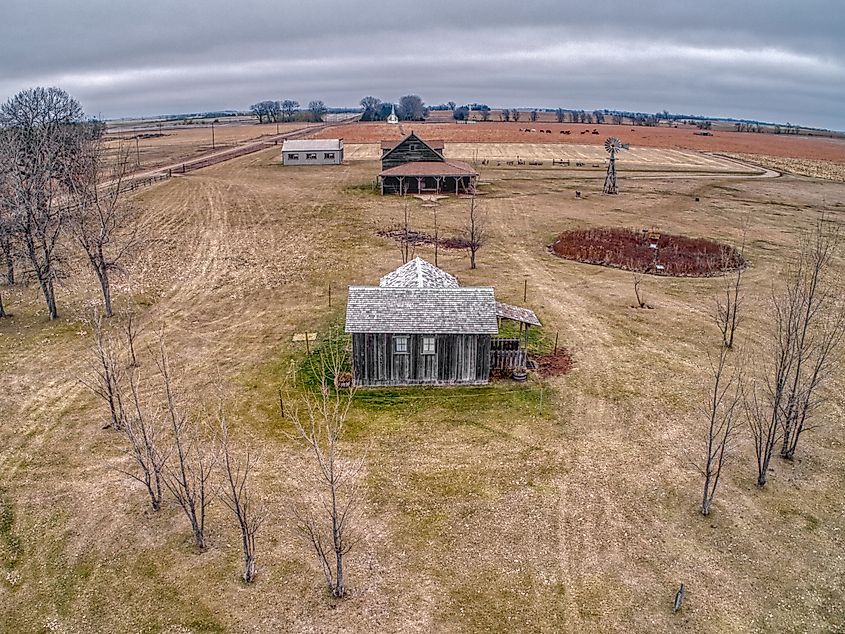 De Smet, South Dakota, is home to a Laura Ingalls Wilder Memorial