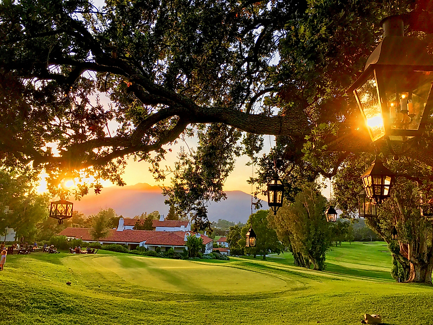 Ojai Valley Inn landscape.