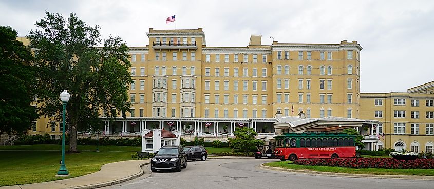 The French Lick Springs Hotel in Indiana.