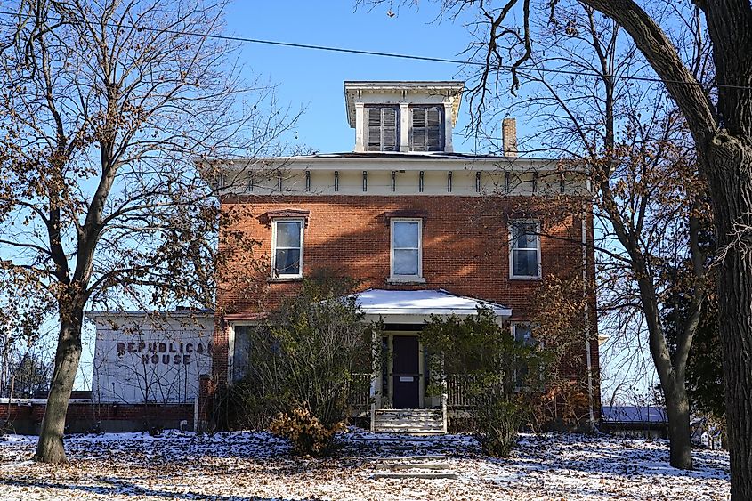 National Historical site of the Birthplace of the Republican Party in Ripon, Wisconsin