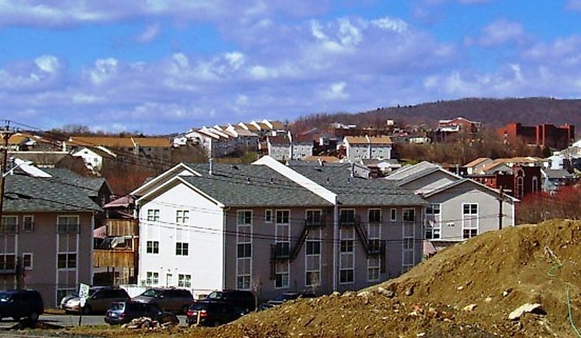 Overlooking Kiryas Joel, New York.