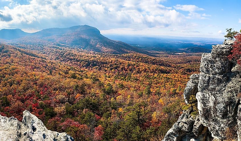 Hanging Rock State Park, North Carolina.