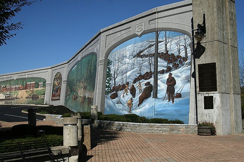 Mural in Maysville, Kentucky.