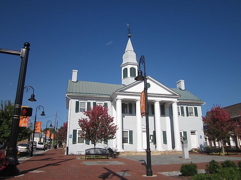 Shenandoah County Courthouse in Woodstock, Virginia