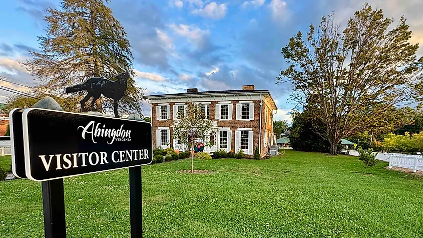 Start your visit to historic Abingdon at the Visitor Center.