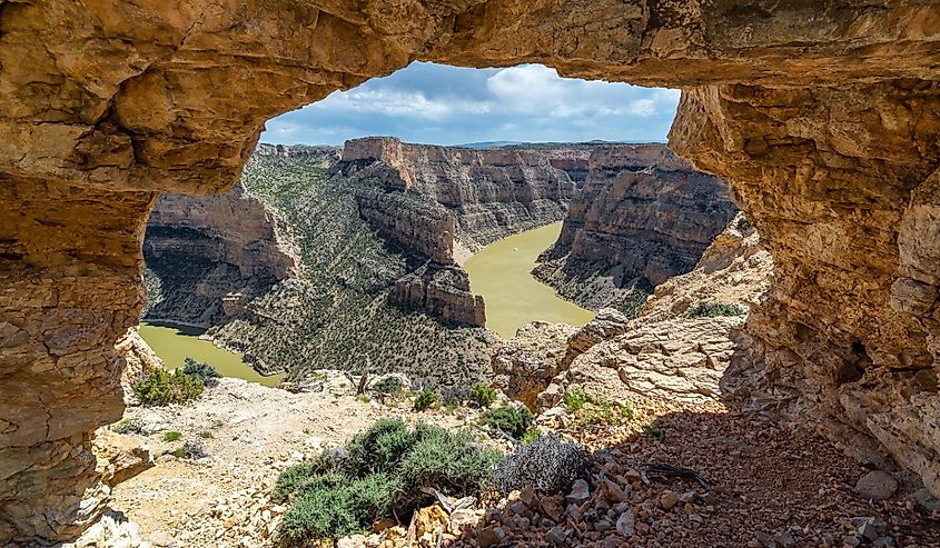 Devil's Canyon overlook at Bighorn Canyon National Recreation Area, Montana.