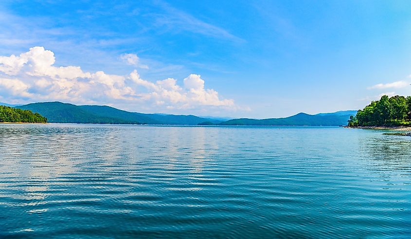 Lake Jocassee in Devil's Fork State Park