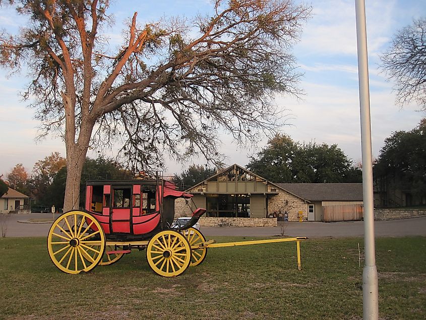 Stagecoach Inn, oldest continuous hotel, in Texas in Salado, Texas.