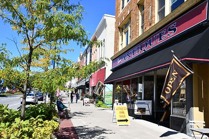 Main Street in downtown Canandaigua, New York