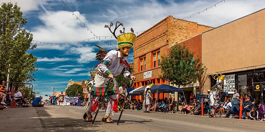 Gallup Inter-tribal Indian Ceremonial in Gallup, New Mexico.