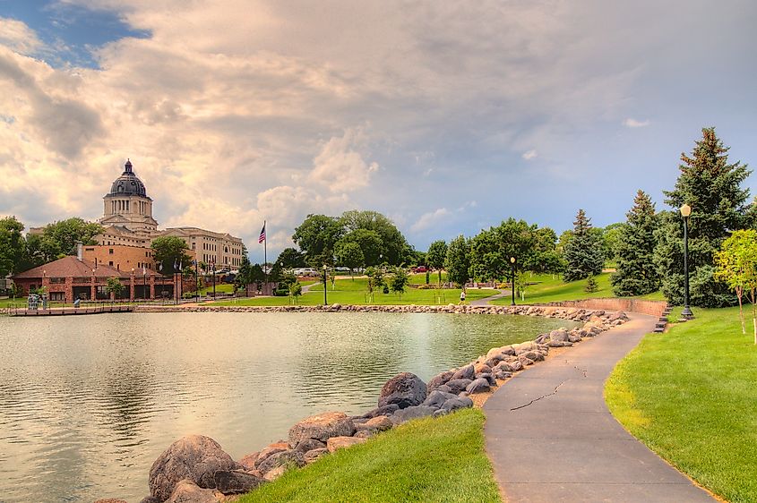 The Capitol Building of South Dakota in Pierre, South Dakota