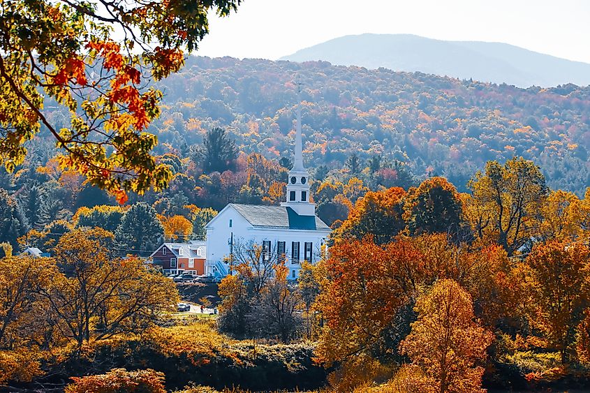 A church in Stowe, Vermont.