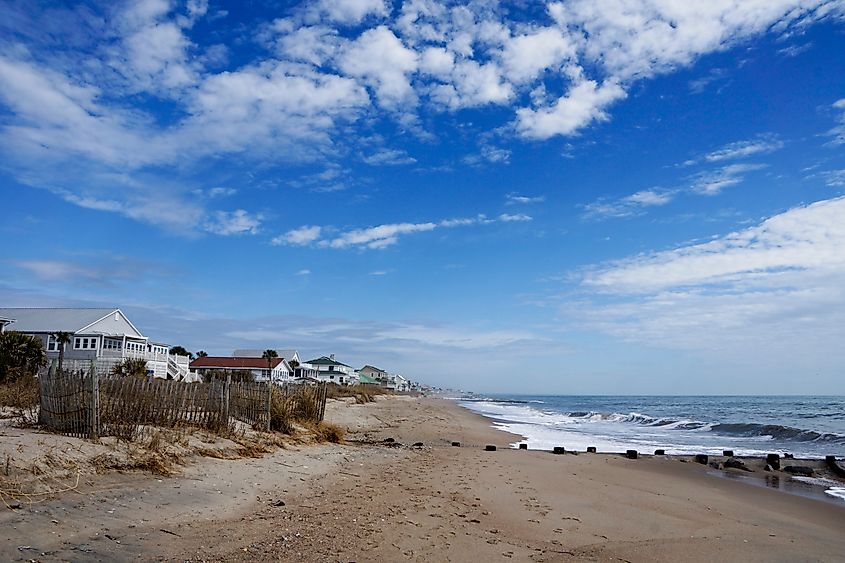 Seaside home in Edisto Island, South Carolina.