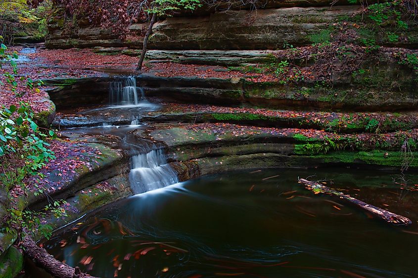 Giant's Bathtub In Matthiessen State Park