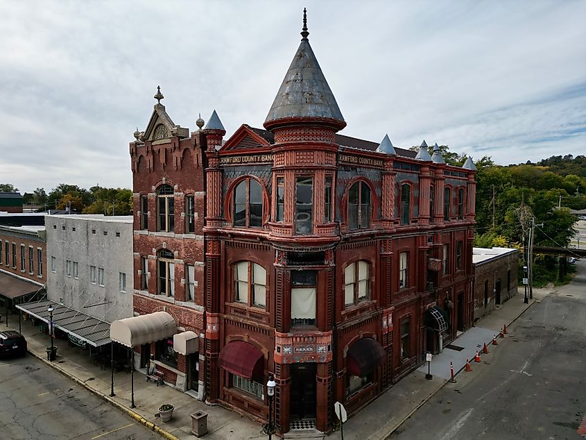 Rustic building in Van Buren, Arkansas.