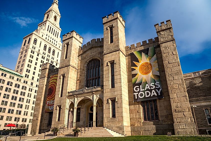 Historic Wadsworth Atheneum Museum of Art in Hartford, Connecticut.