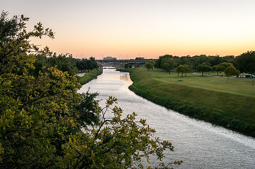 Trinity River Fort Worth, Texas.