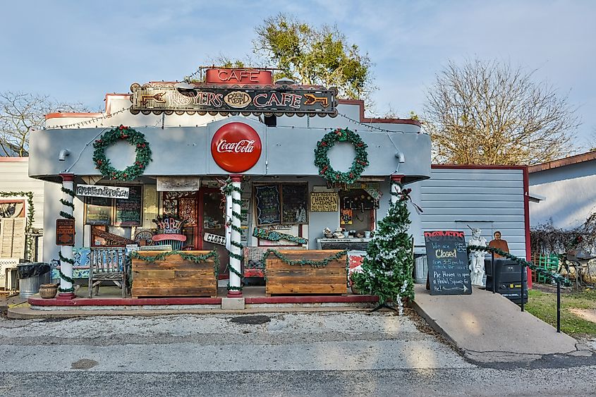 Royers Cafe in Round Top, Texas.