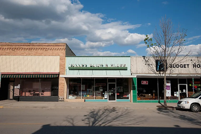 Downtown Valley City, North Dakota