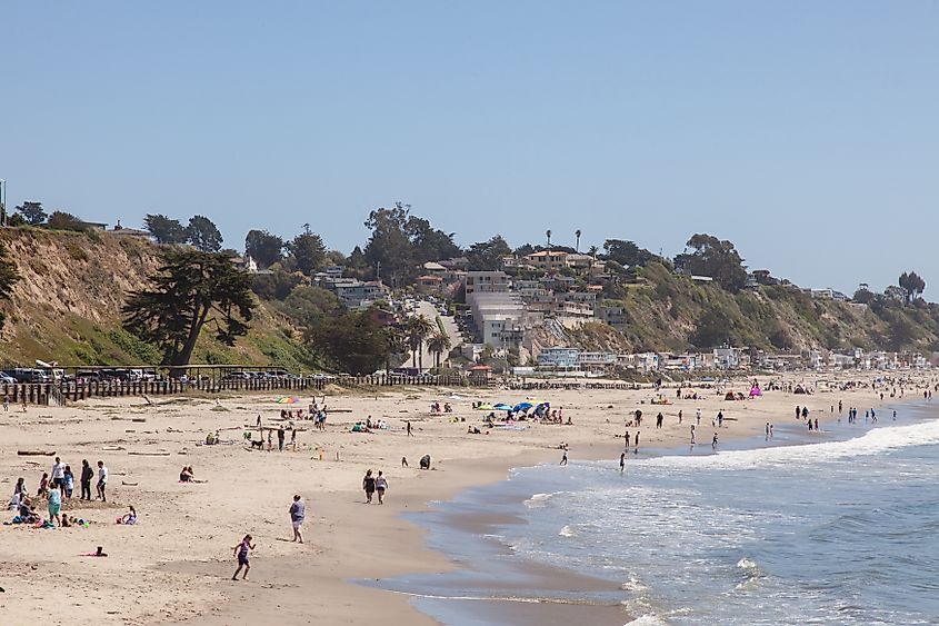 Seacliff Beach in Aptos, California.