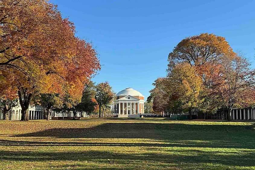 The Rotunda and The Lawn at UVA Photo by Bryan Dearsley