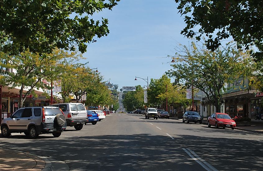 Wynyard Street in Tumut, New South Wales