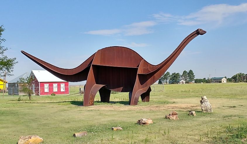 Cimmy the Dinosaur, Boise City, Oklahoma.