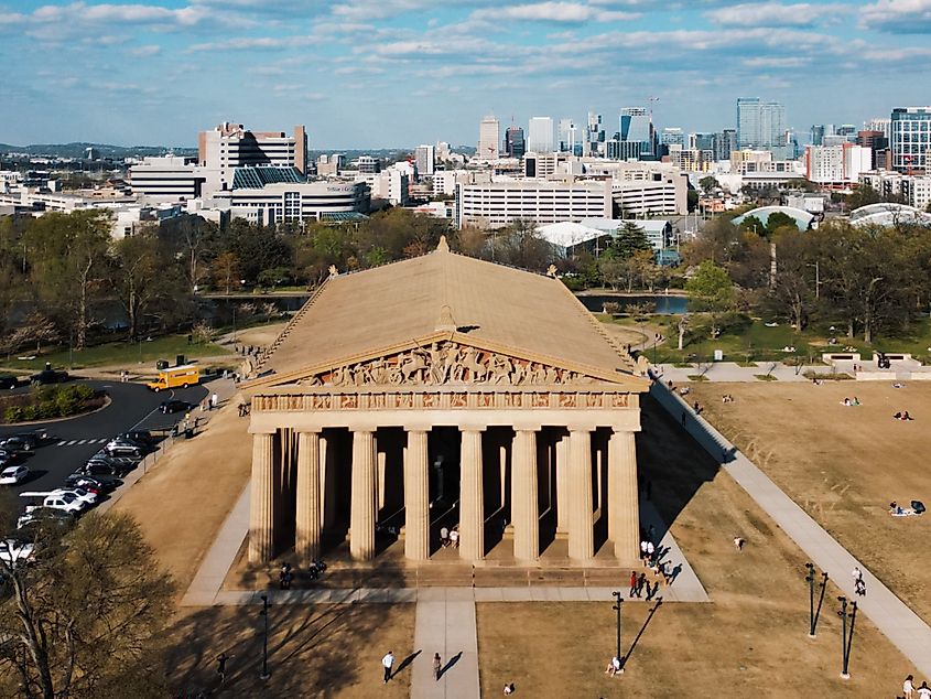 The Parthenon in Nashville, Tennessee.