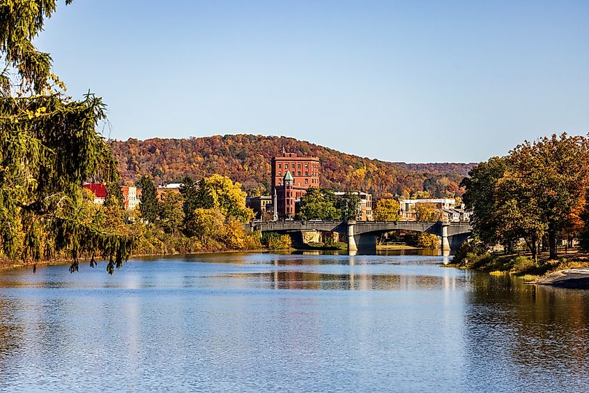 Allegheny River at Warren, Pennsylvania.